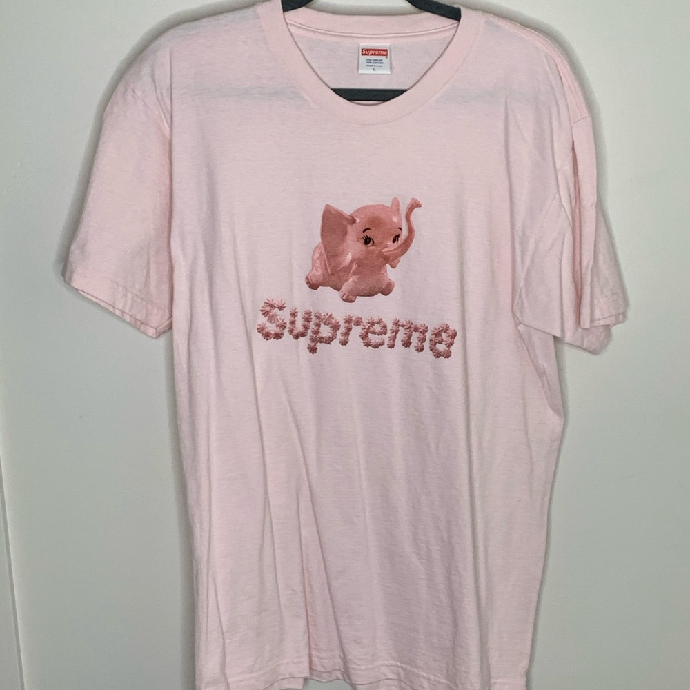 Supreme Pink T- Shirt 100% Authentic